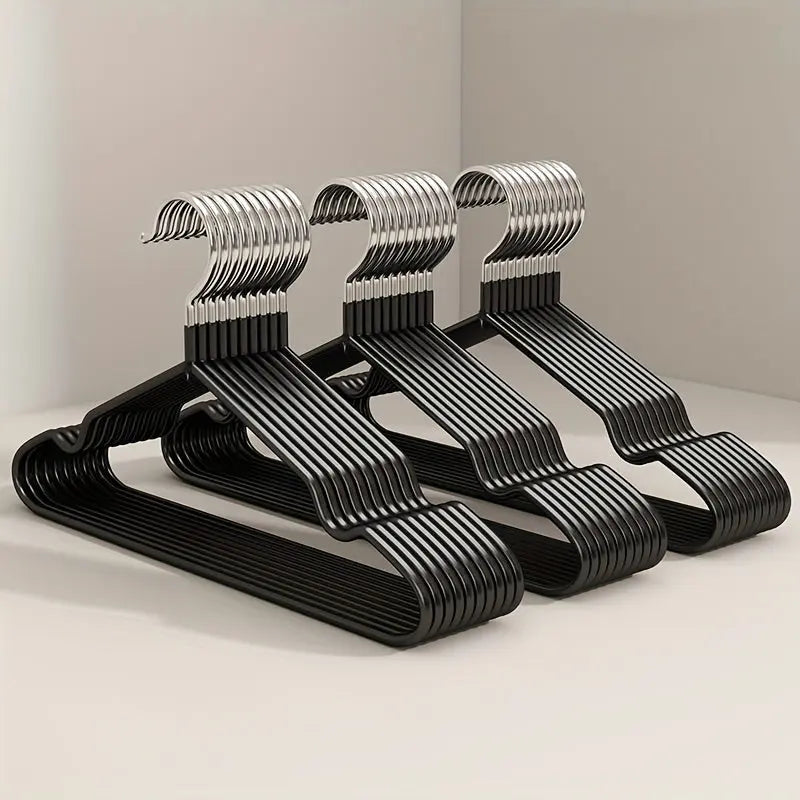 Vintage Style Wooden Hangers Set of 10