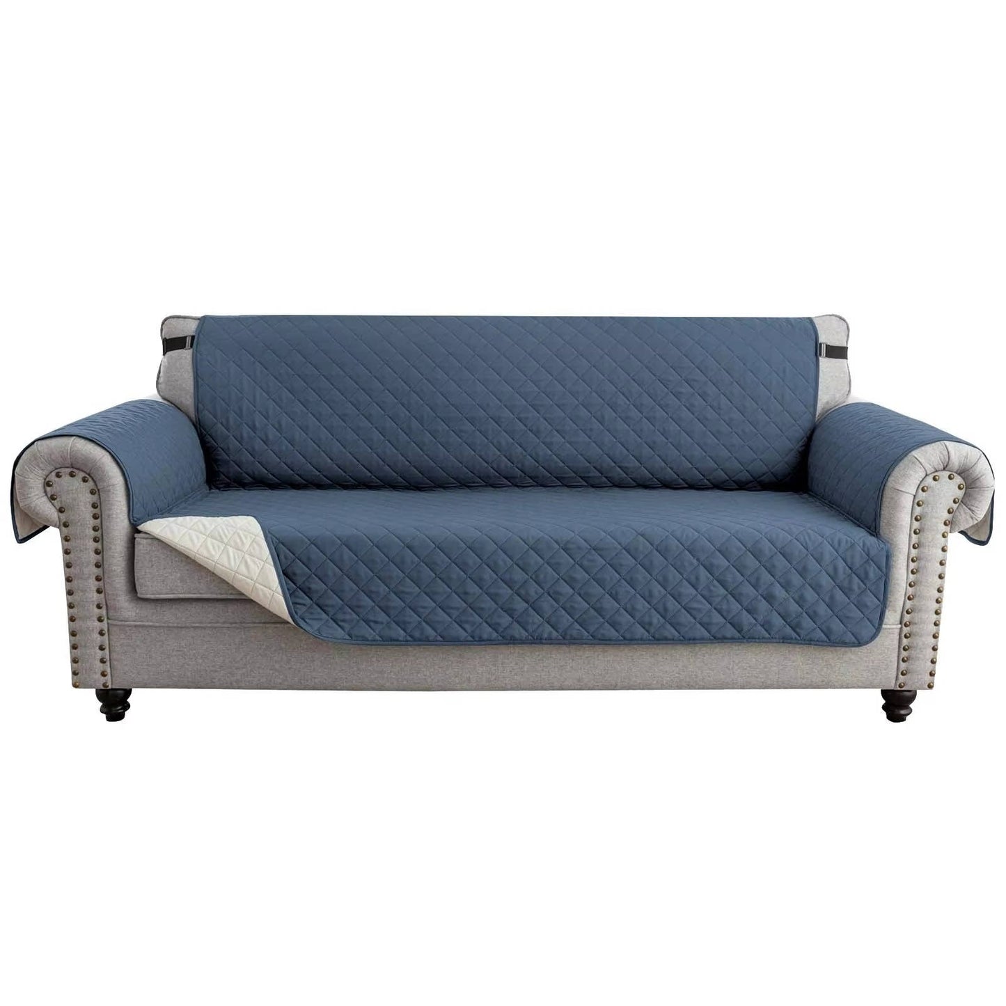 Reversible Water Resistant Sofa Cover for 3 Cushion Couch