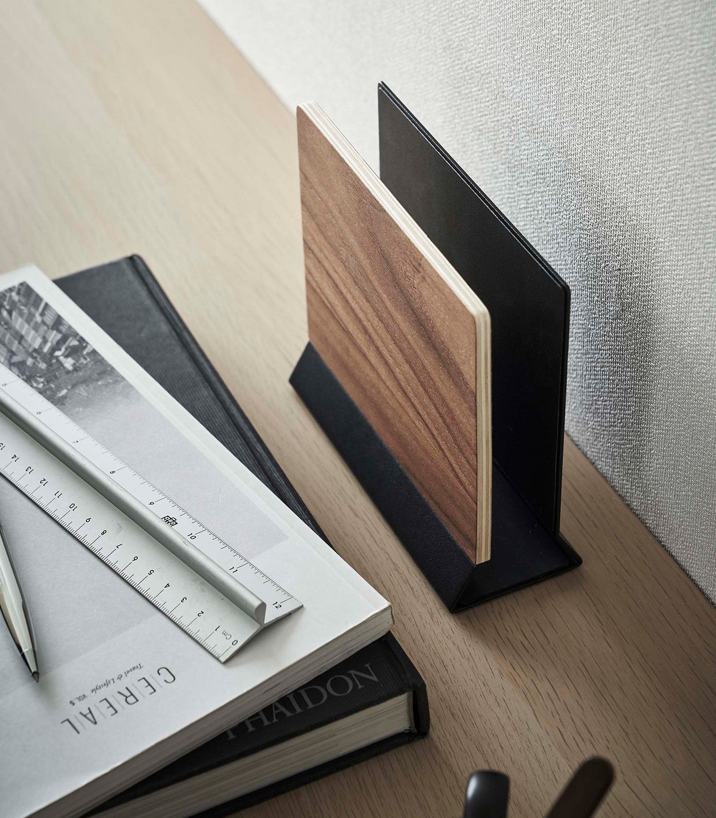 Slim Steel and Wood Laptop Stand