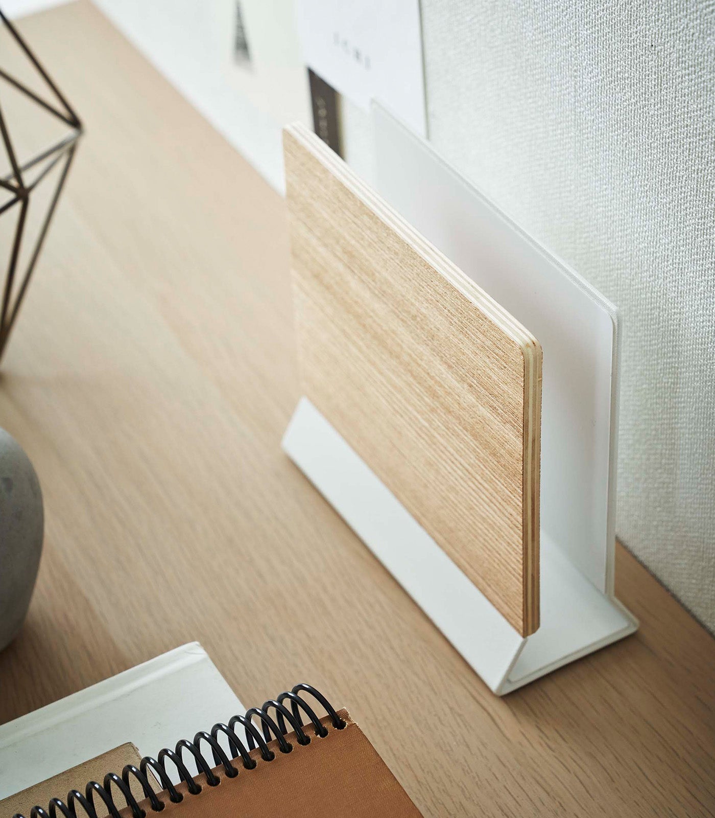 Slim Steel and Wood Laptop Stand