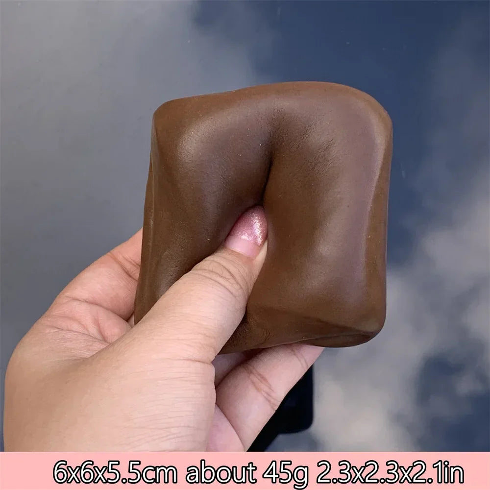 Slow-Rebound Squishy Bread Roll Toy