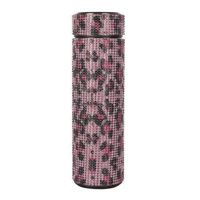 500ml Rhinestone Bling Thermos with LED Temperature Indicator