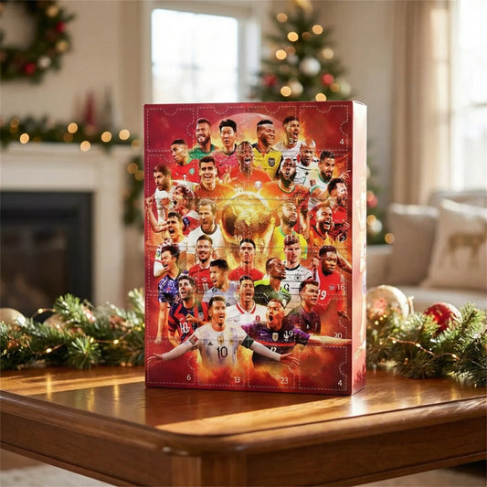 Football-Themed Advent Calendar with 24 Mini Figures