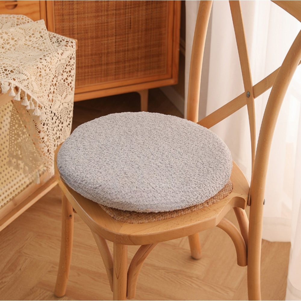 Soft Velvet Rabbit Ear Chair Cushion