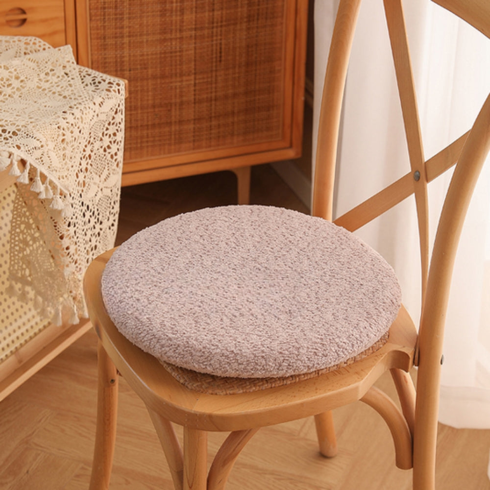 Soft Velvet Rabbit Ear Chair Cushion