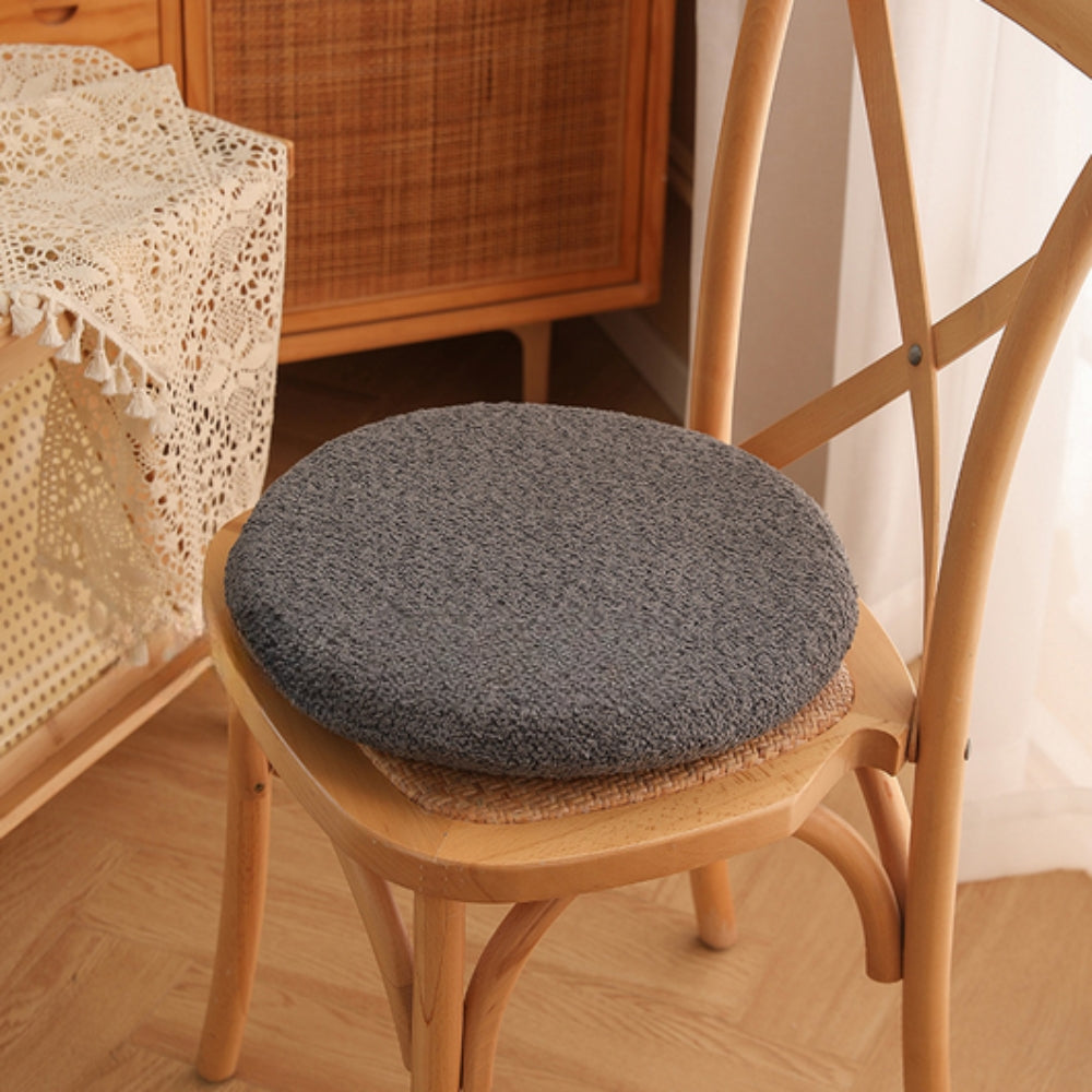 Soft Velvet Rabbit Ear Chair Cushion