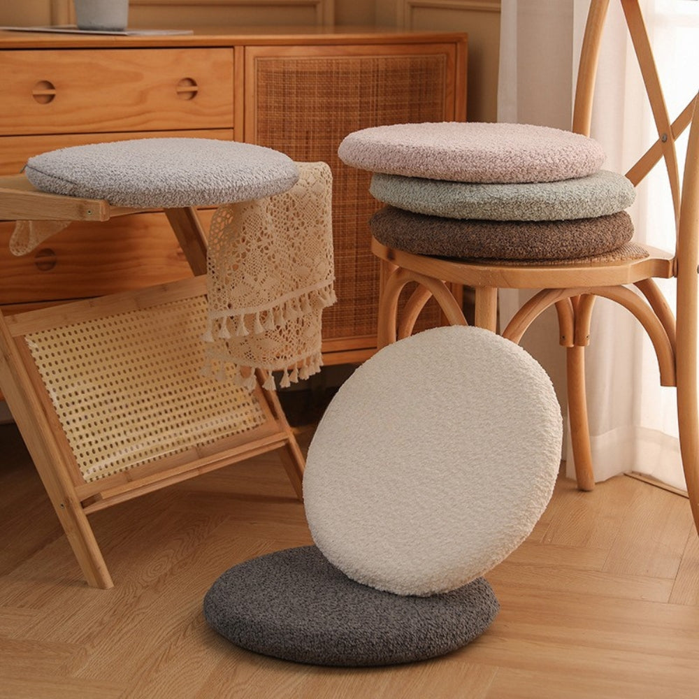 Soft Velvet Rabbit Ear Chair Cushion