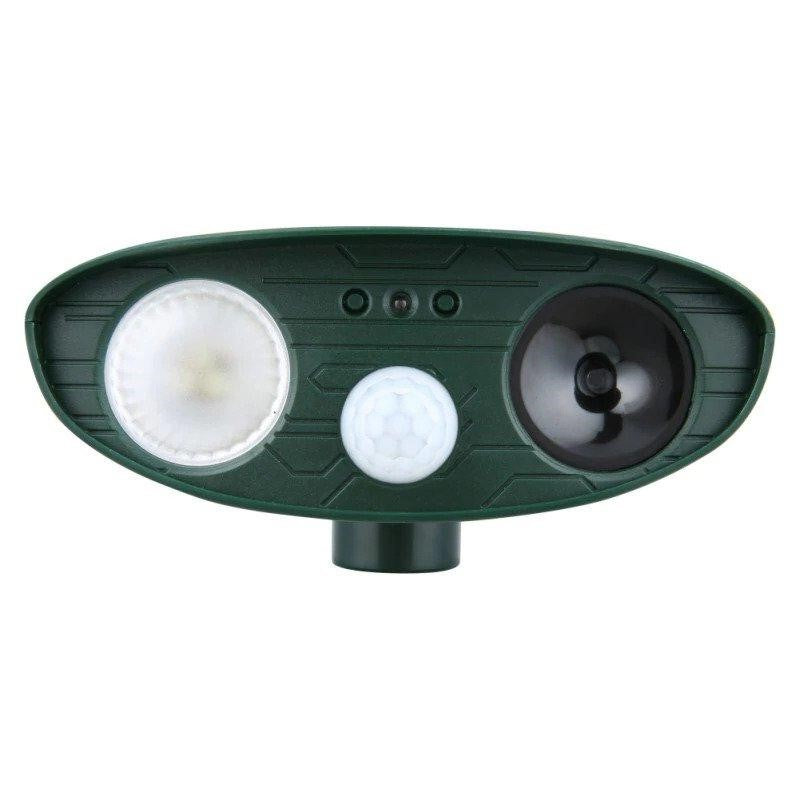 Solar Powered Ultrasonic Rabbit Repeller with Flashing Light