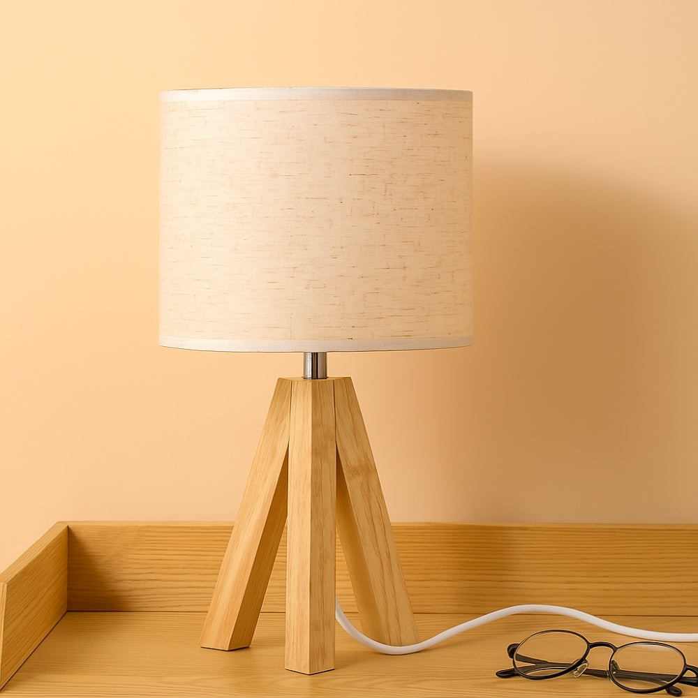 Minimalist Tripod Table Lamp with Adjustable Lighting