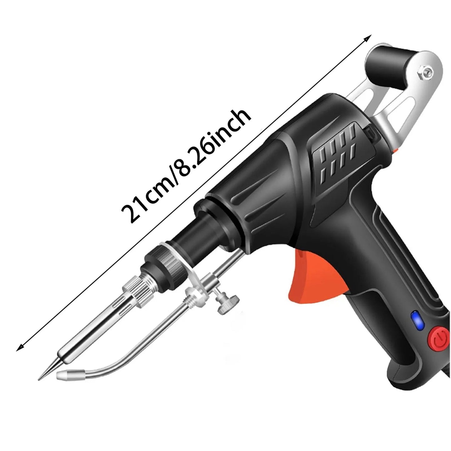 Ergonomic Pistol Grip Soldering Tool with Automatic Wire Feed