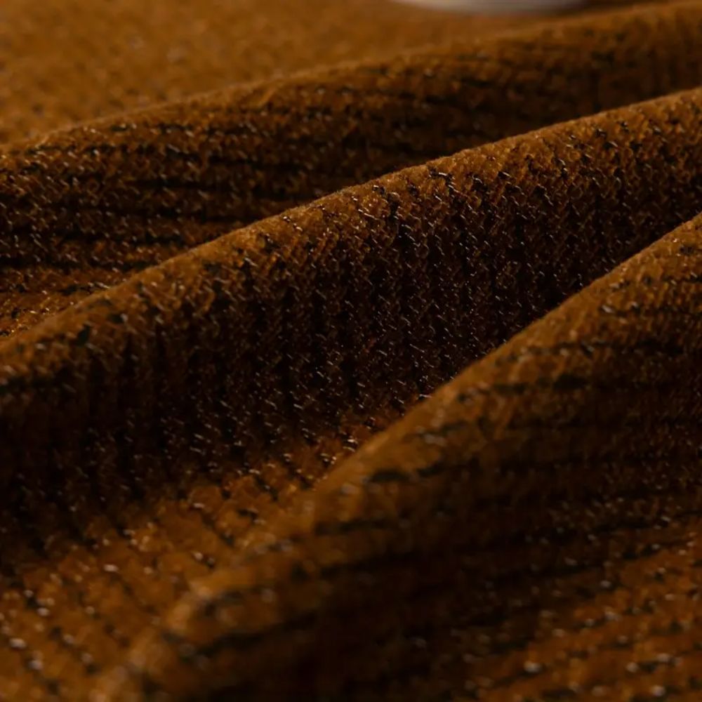 Tasseled Microfiber Sofa Cover for Long Sofas