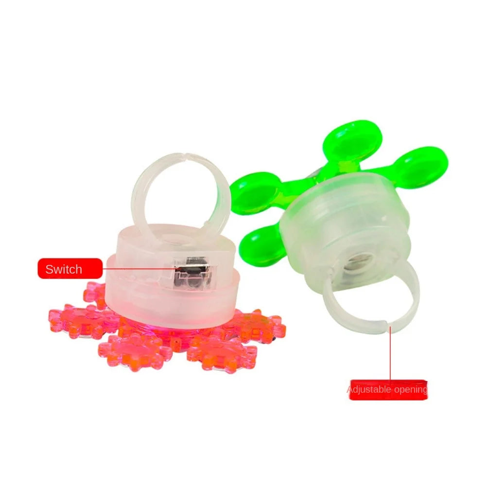 Light-Up Spinning LED Party Rings