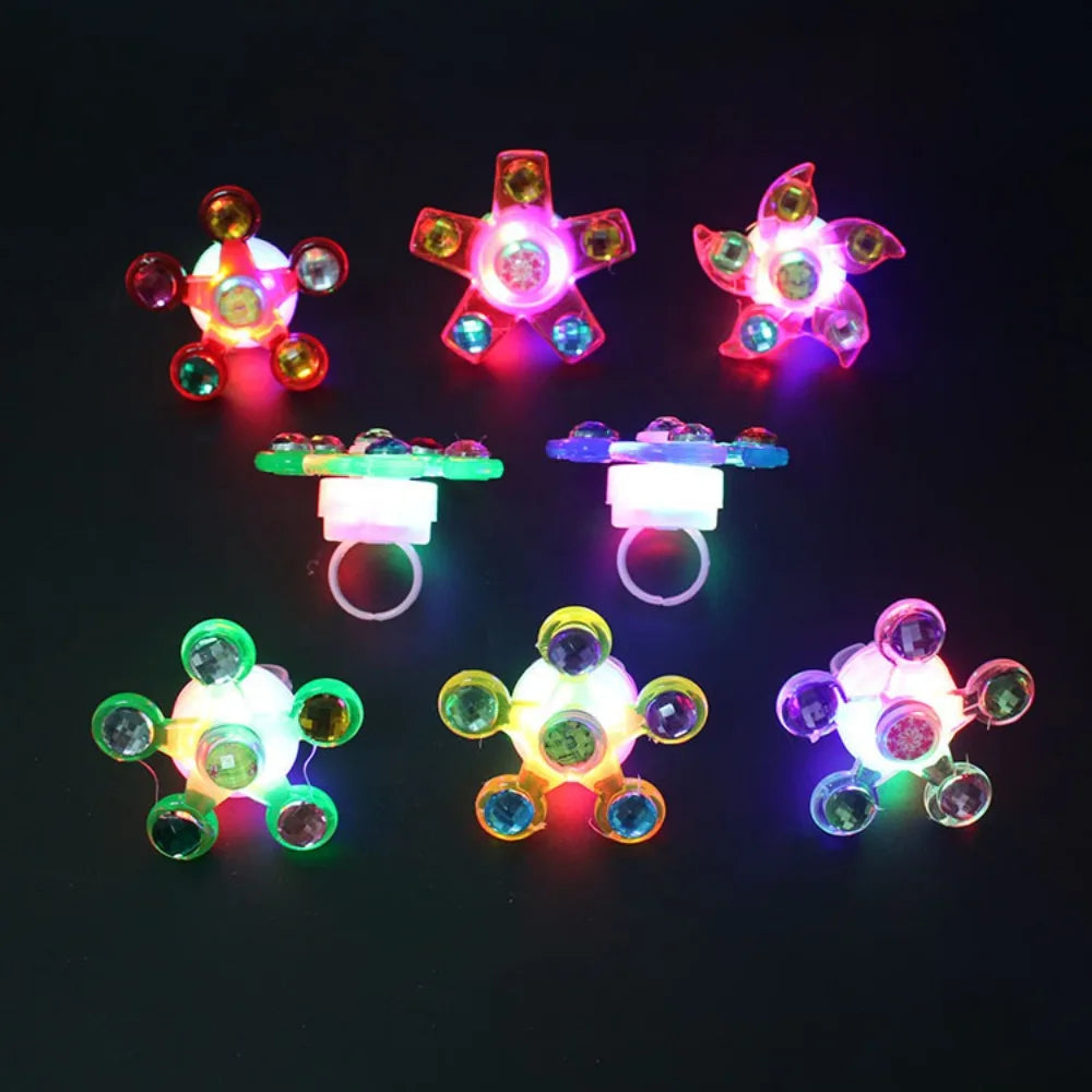 Light-Up Spinning LED Party Rings