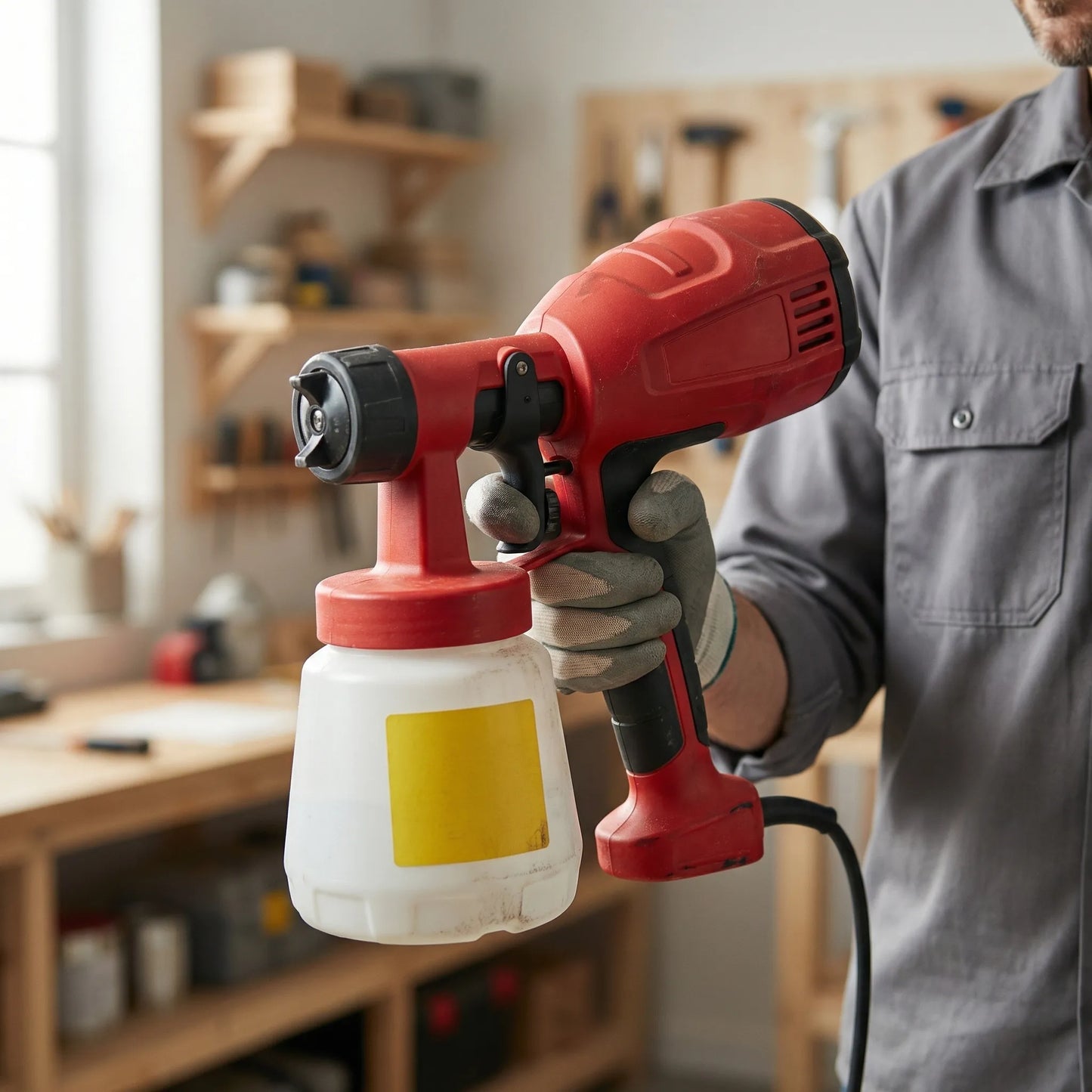 Wireless Lithium Battery Paint Sprayer with Adjustable Nozzle