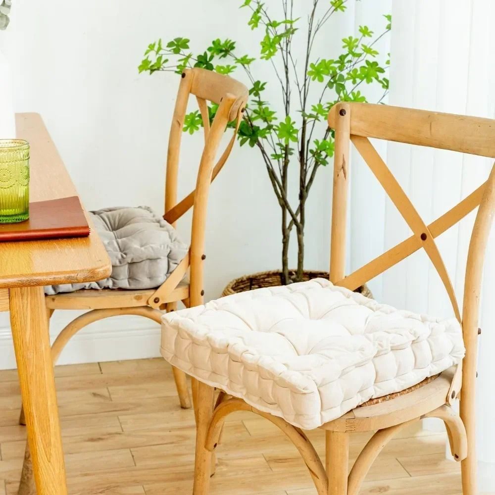 Plush Microfiber Floor and Chair Cushion