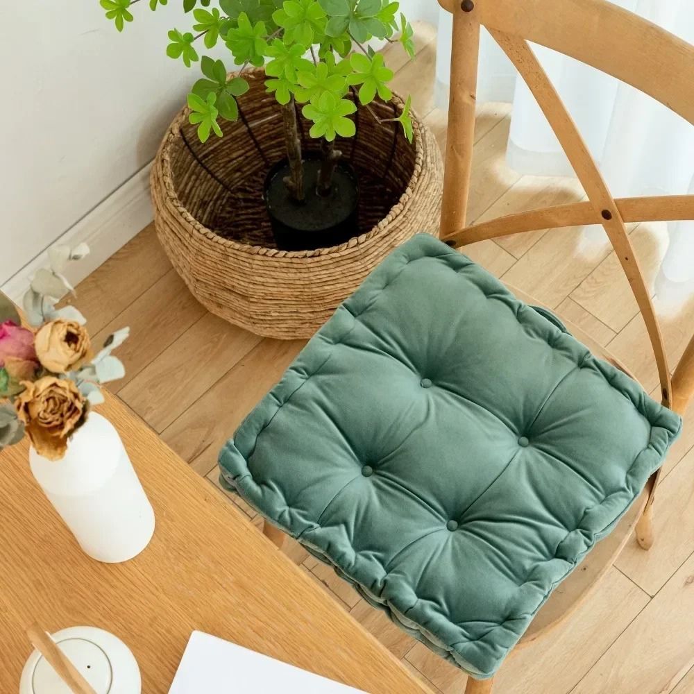 Plush Microfiber Floor and Chair Cushion