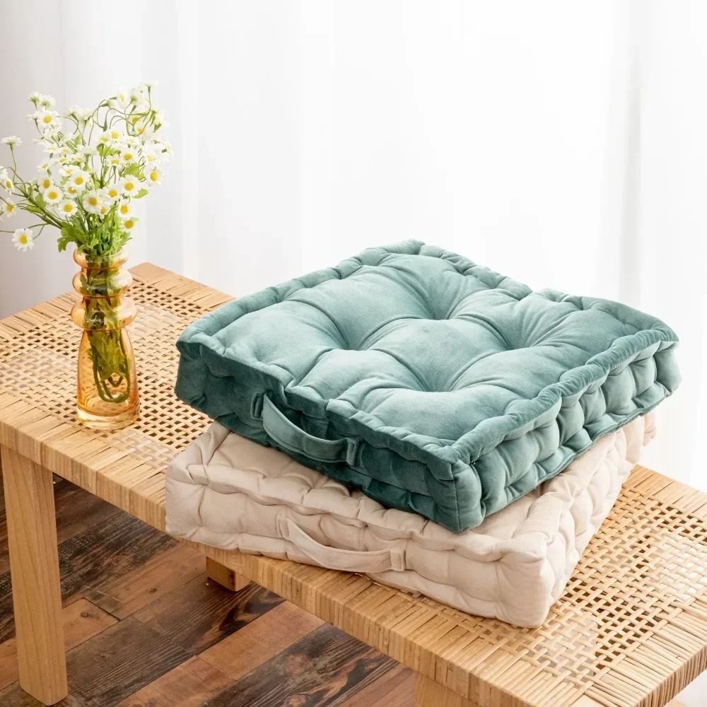 Plush Microfiber Floor and Chair Cushion
