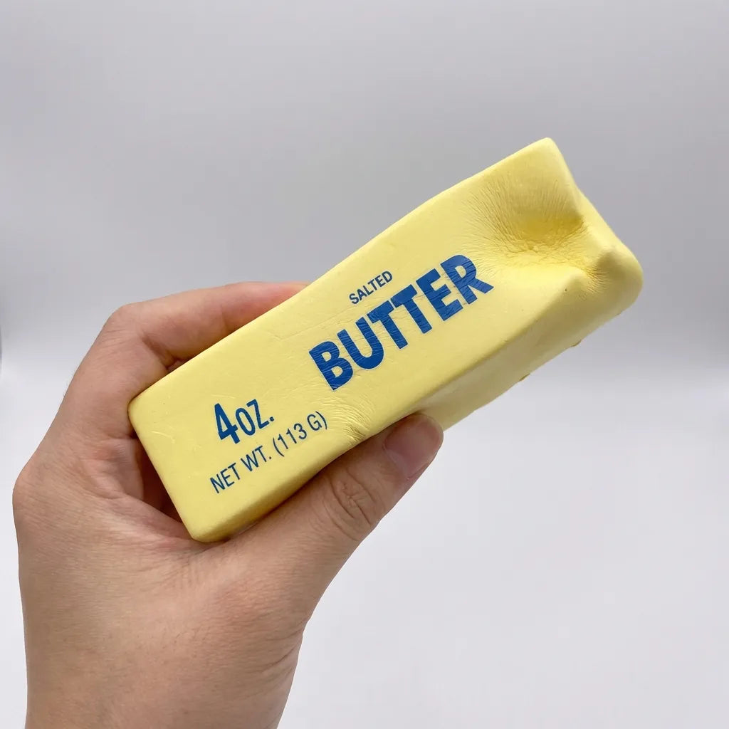 Slow Rising Stress Relief Squeeze Toy - Butter Bar Design
