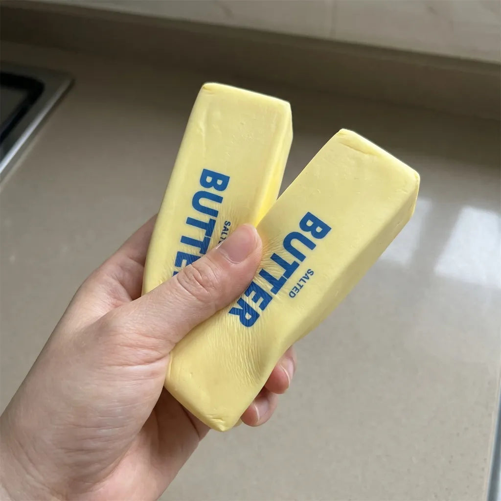Slow Rising Stress Relief Squeeze Toy - Butter Bar Design
