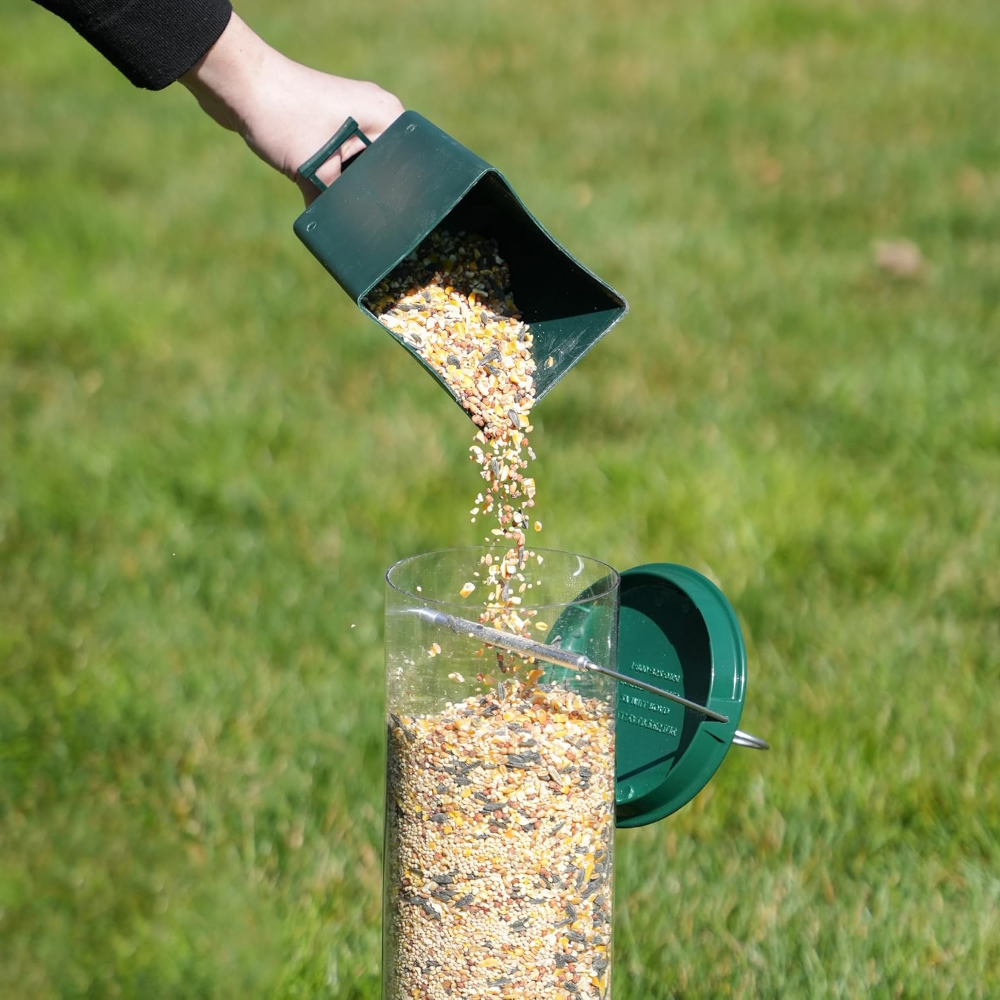 Squirrel Proof Metal Bird Feeder for Backyard Birds