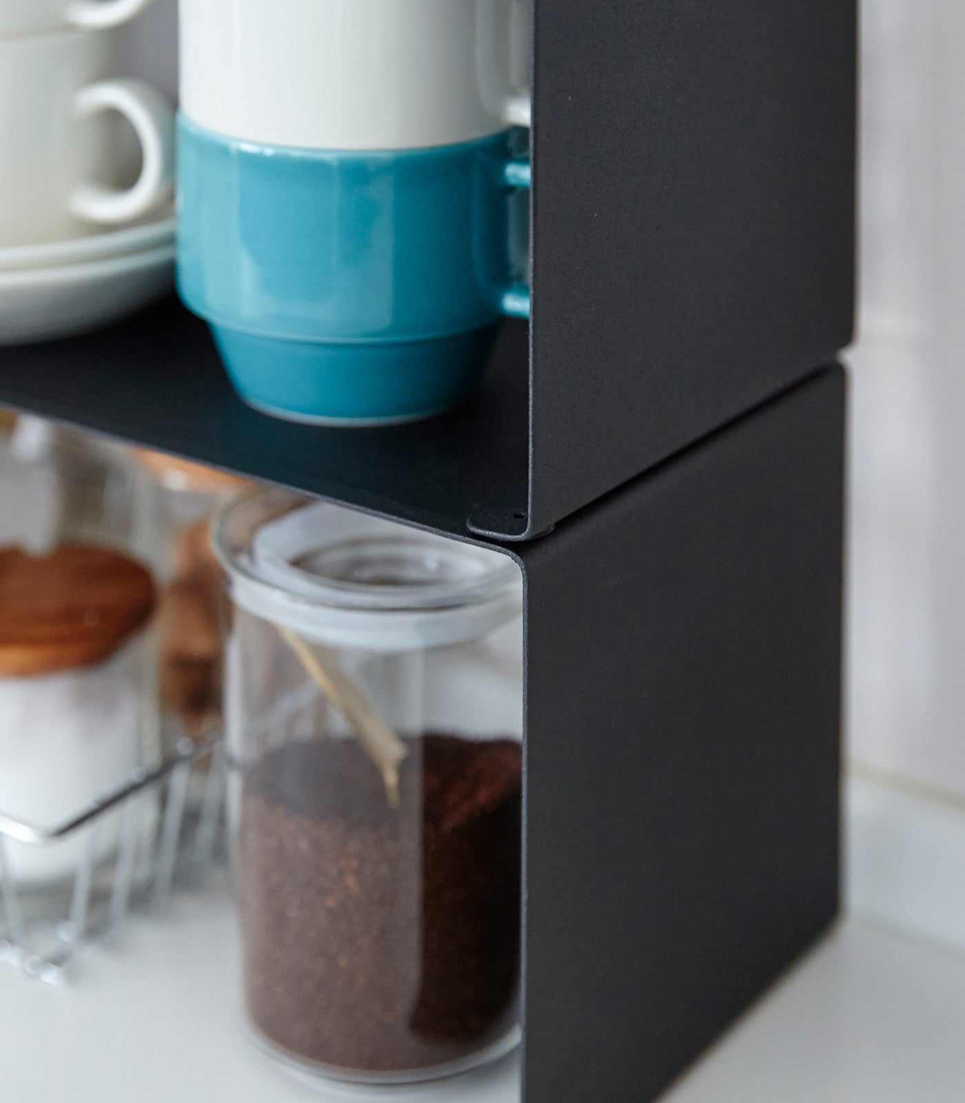 Stackable Steel Kitchen Shelf Organizer - Two Sizes