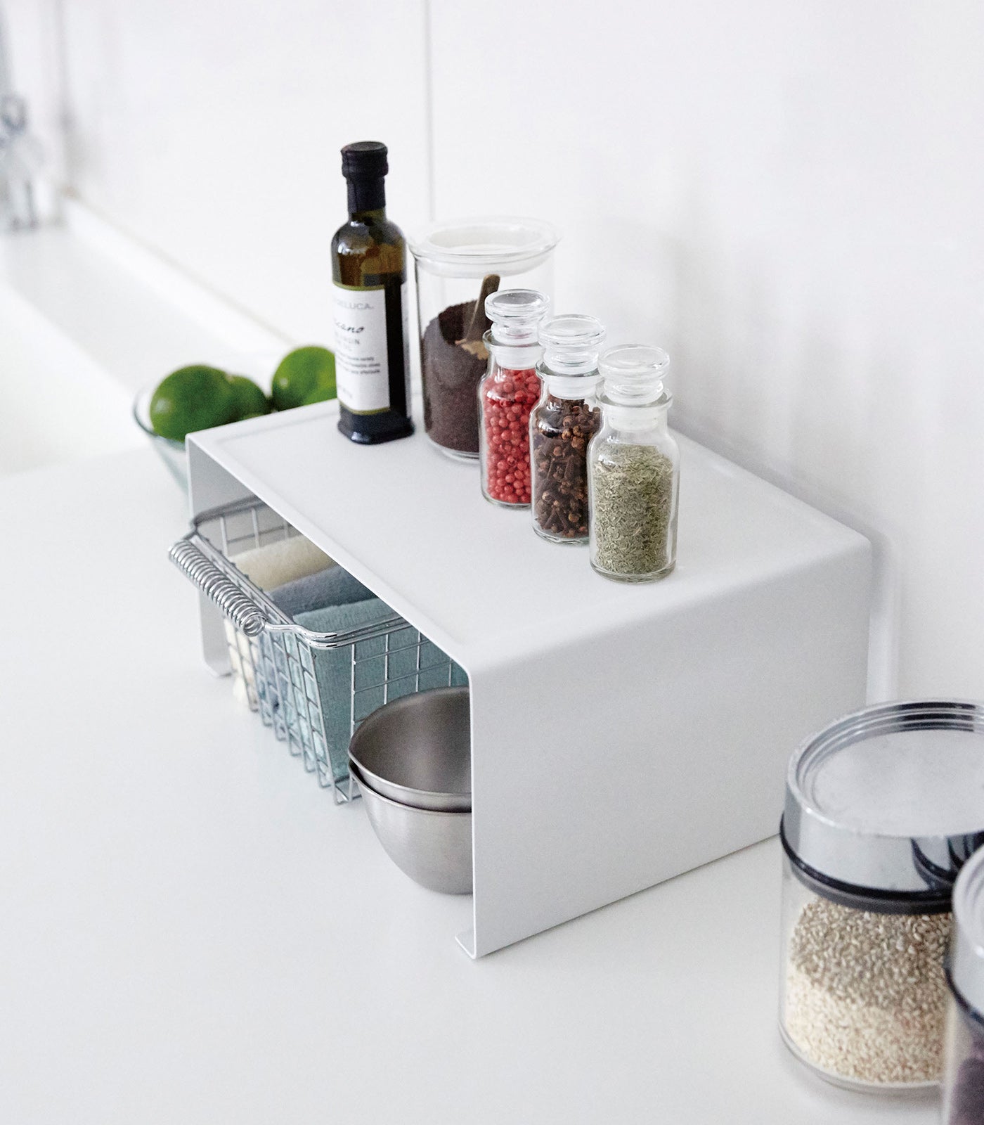 Stackable Steel Kitchen Shelf Organizer - Two Sizes
