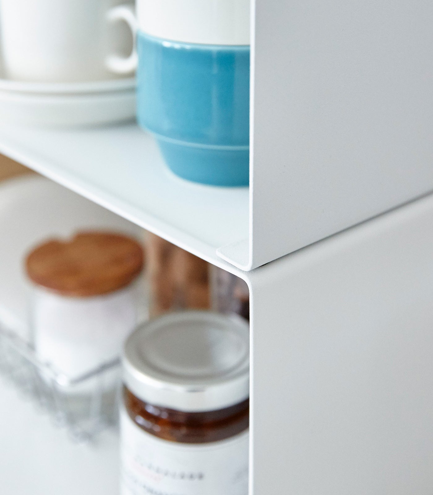 Stackable Steel Kitchen Shelf Organizer - Two Sizes