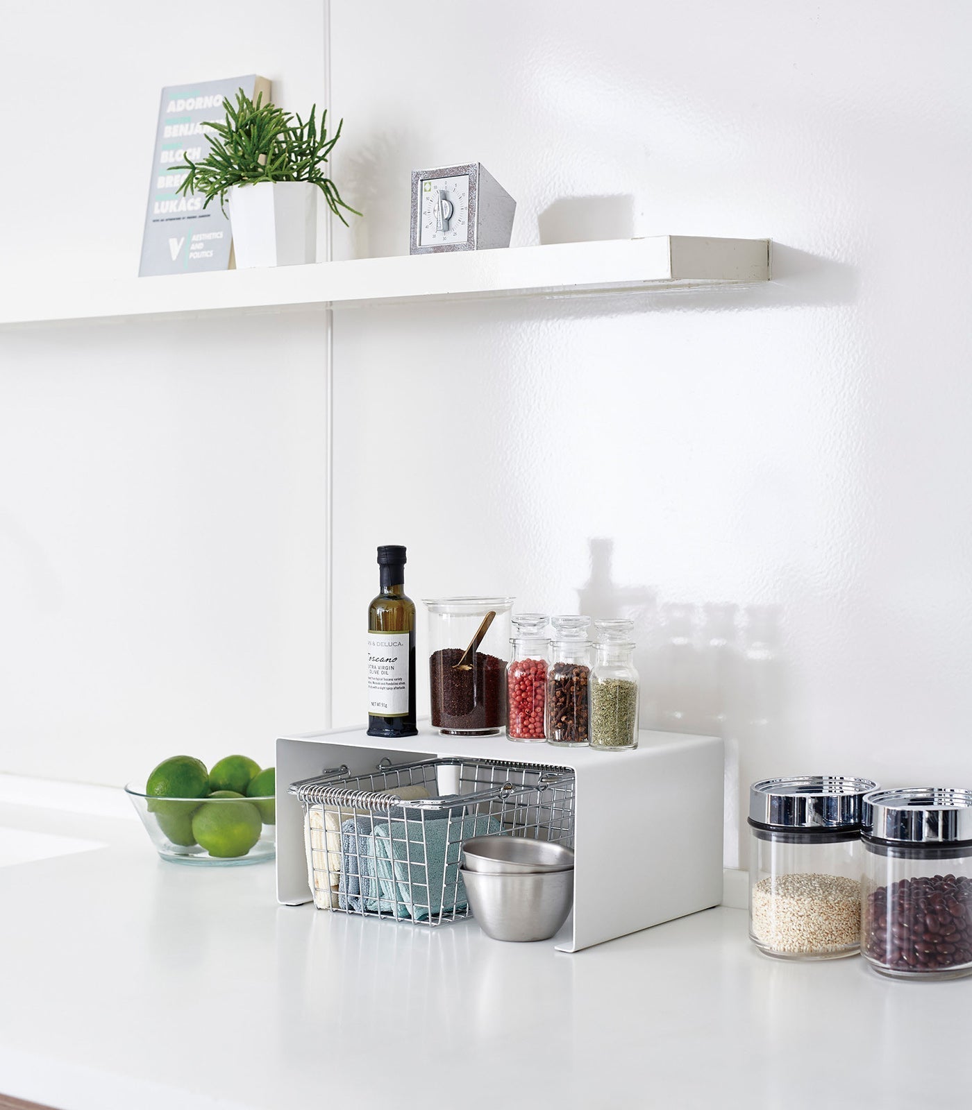 Stackable Steel Kitchen Shelf Organizer - Two Sizes