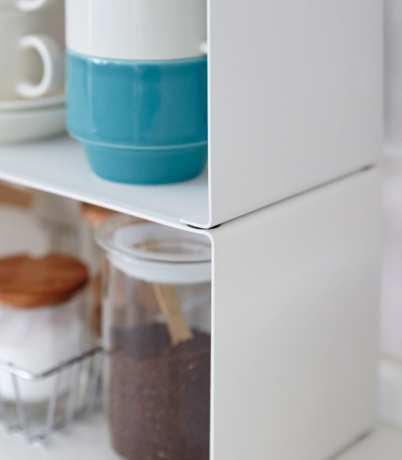 Stackable Steel Kitchen Shelf Organizer - Two Sizes