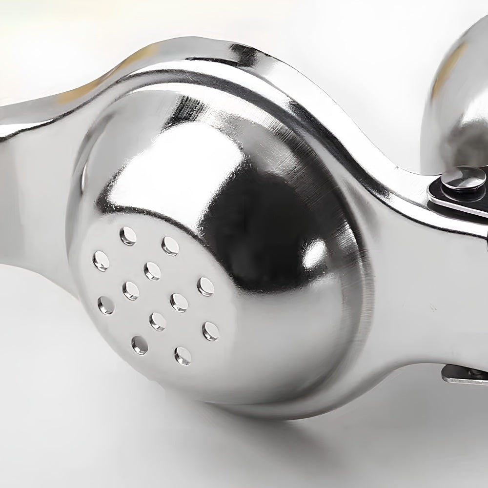 Stainless Steel Manual Lemon Squeezer with Ergonomic Handle