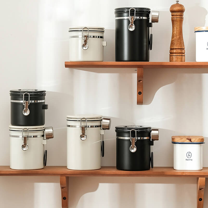 Stainless Steel Airtight Food Storage Container with Date Dial