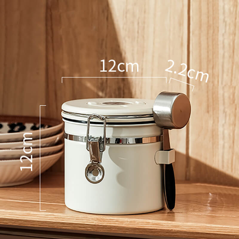 Stainless Steel Airtight Food Storage Container with Date Dial