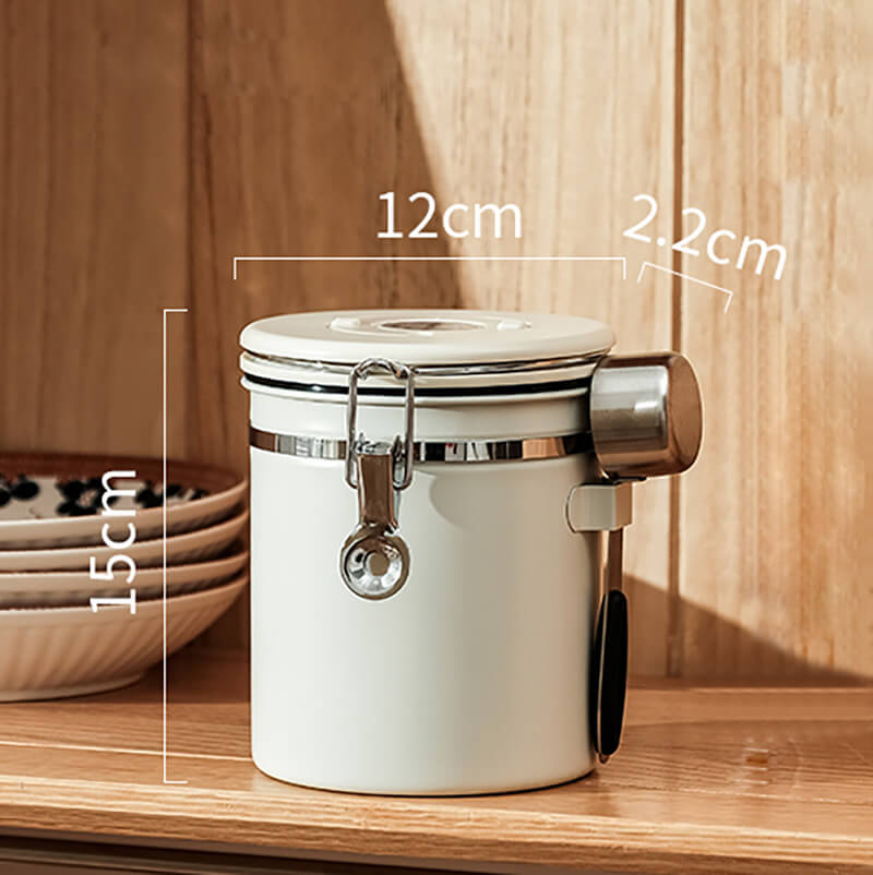Stainless Steel Airtight Food Storage Container with Date Dial