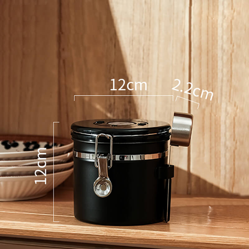 Stainless Steel Airtight Food Storage Container with Date Dial