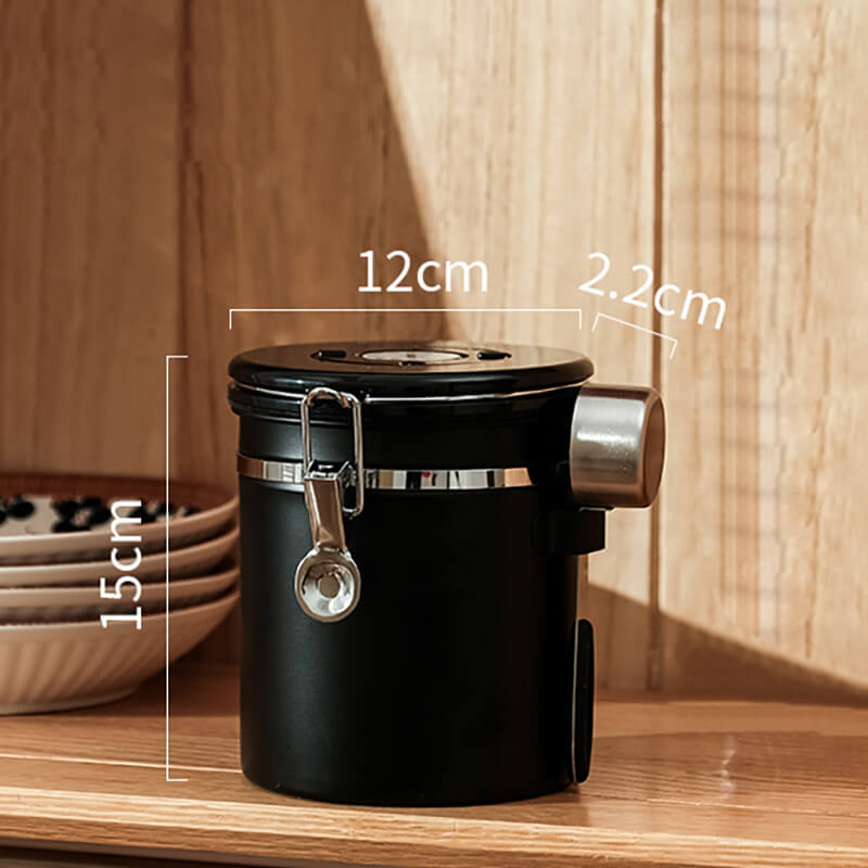 Stainless Steel Airtight Food Storage Container with Date Dial