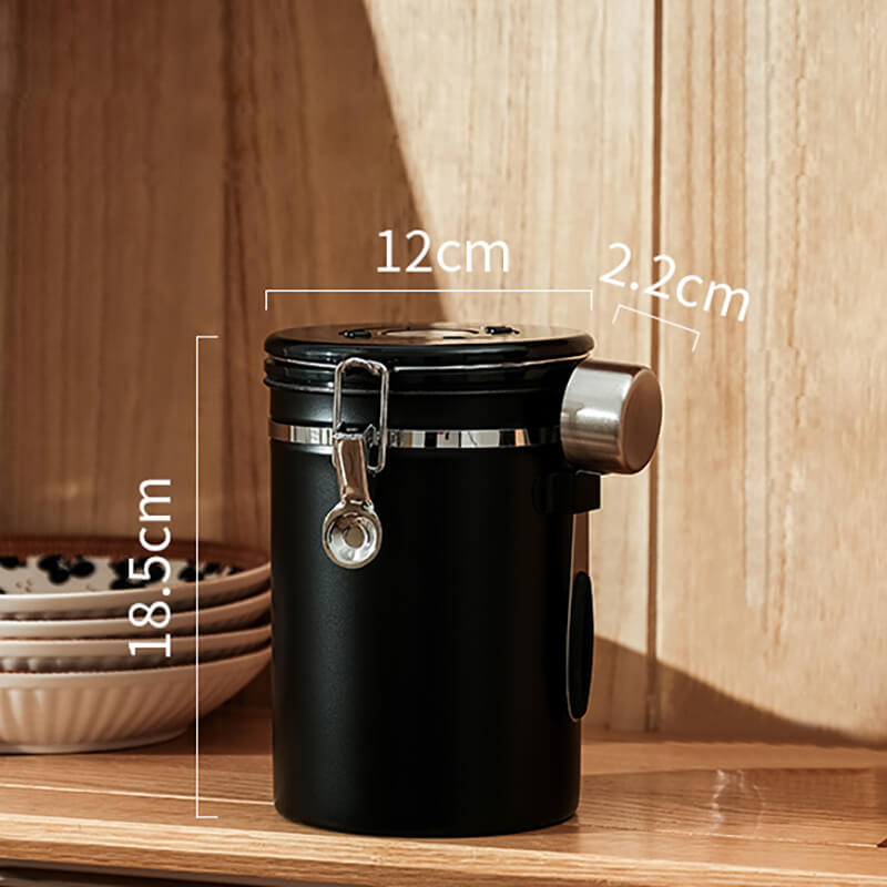 Stainless Steel Airtight Food Storage Container with Date Dial