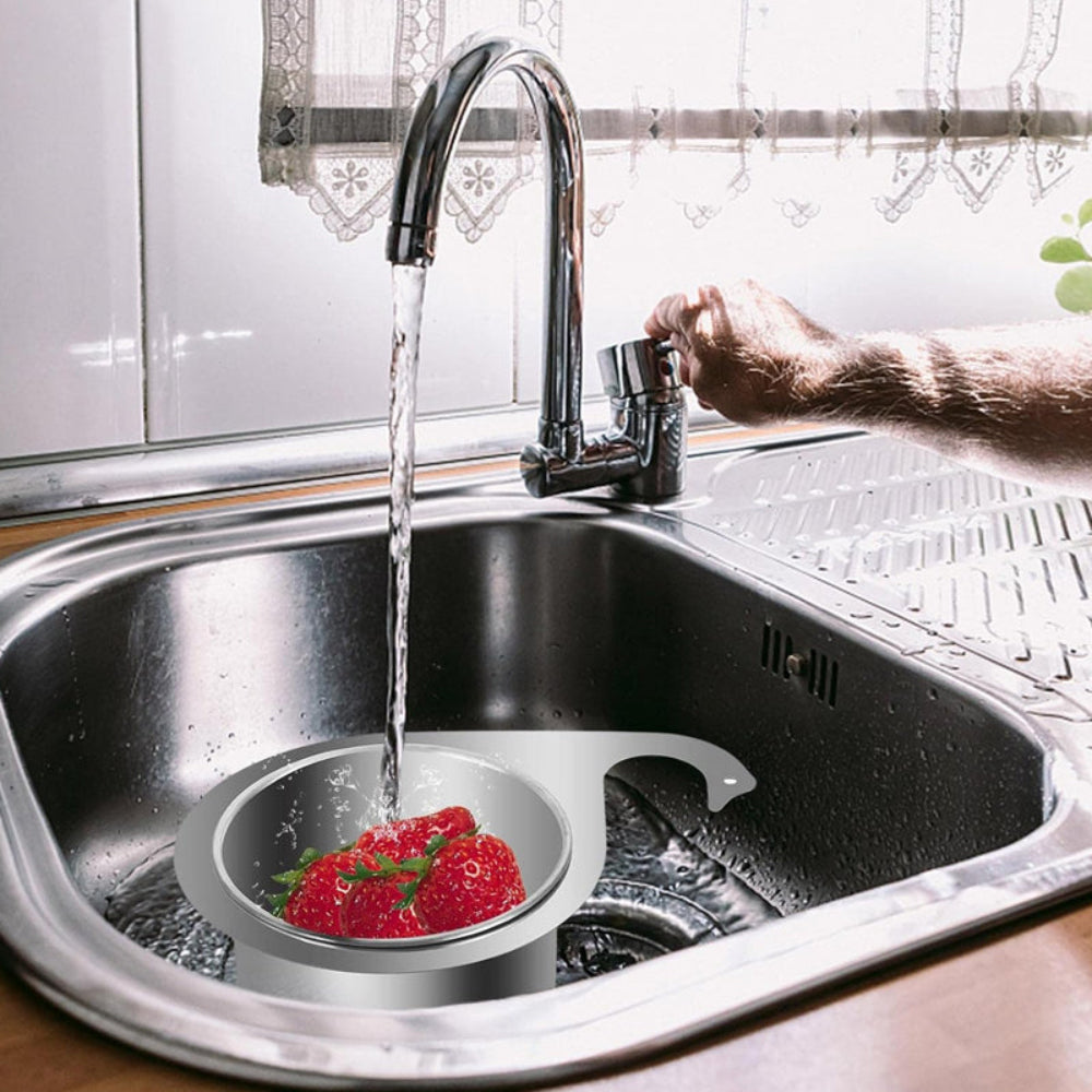 Stainless Steel Corner Kitchen Sink Strainer