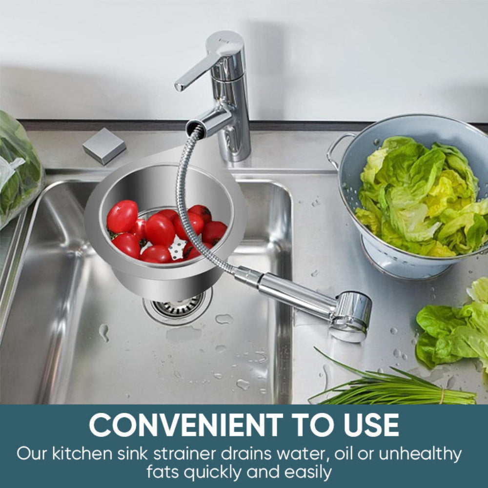 Stainless Steel Corner Kitchen Sink Strainer