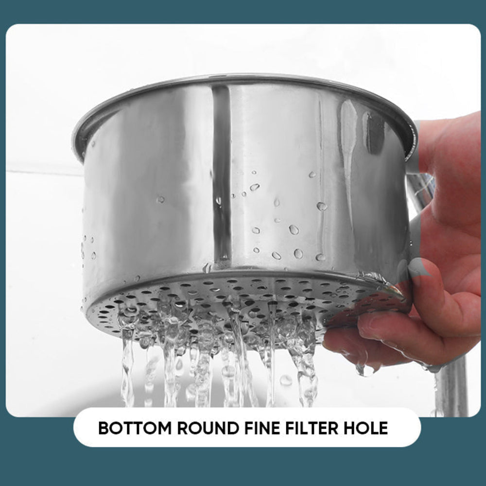 Stainless Steel Corner Kitchen Sink Strainer