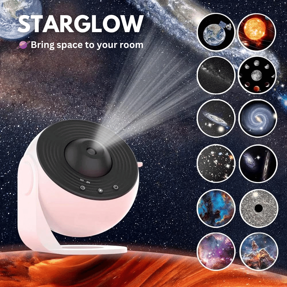 360° Rotating Planetarium Projector with 12 Effects and Timer