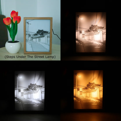 LED Sunlight Painting Night Light Decorative Art