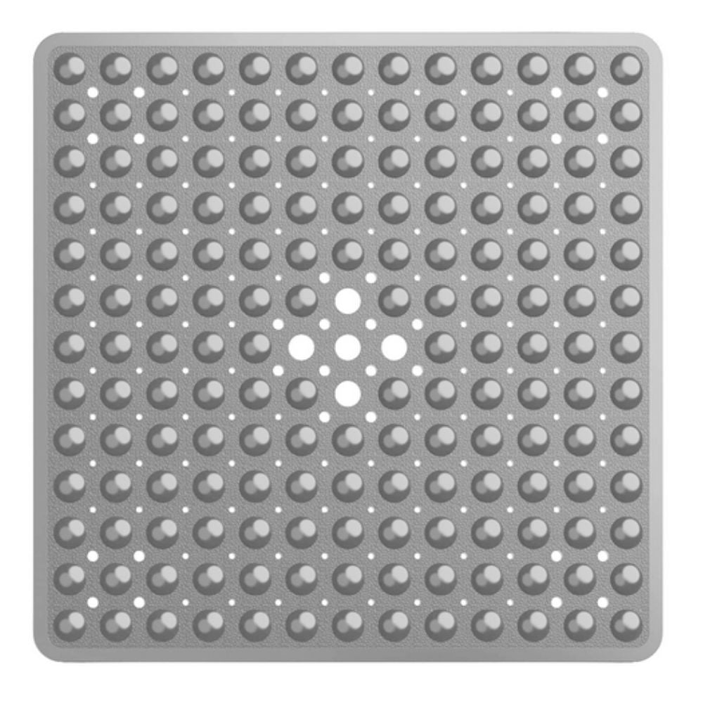 Non-Slip Square Shower Mat with Suction Cups