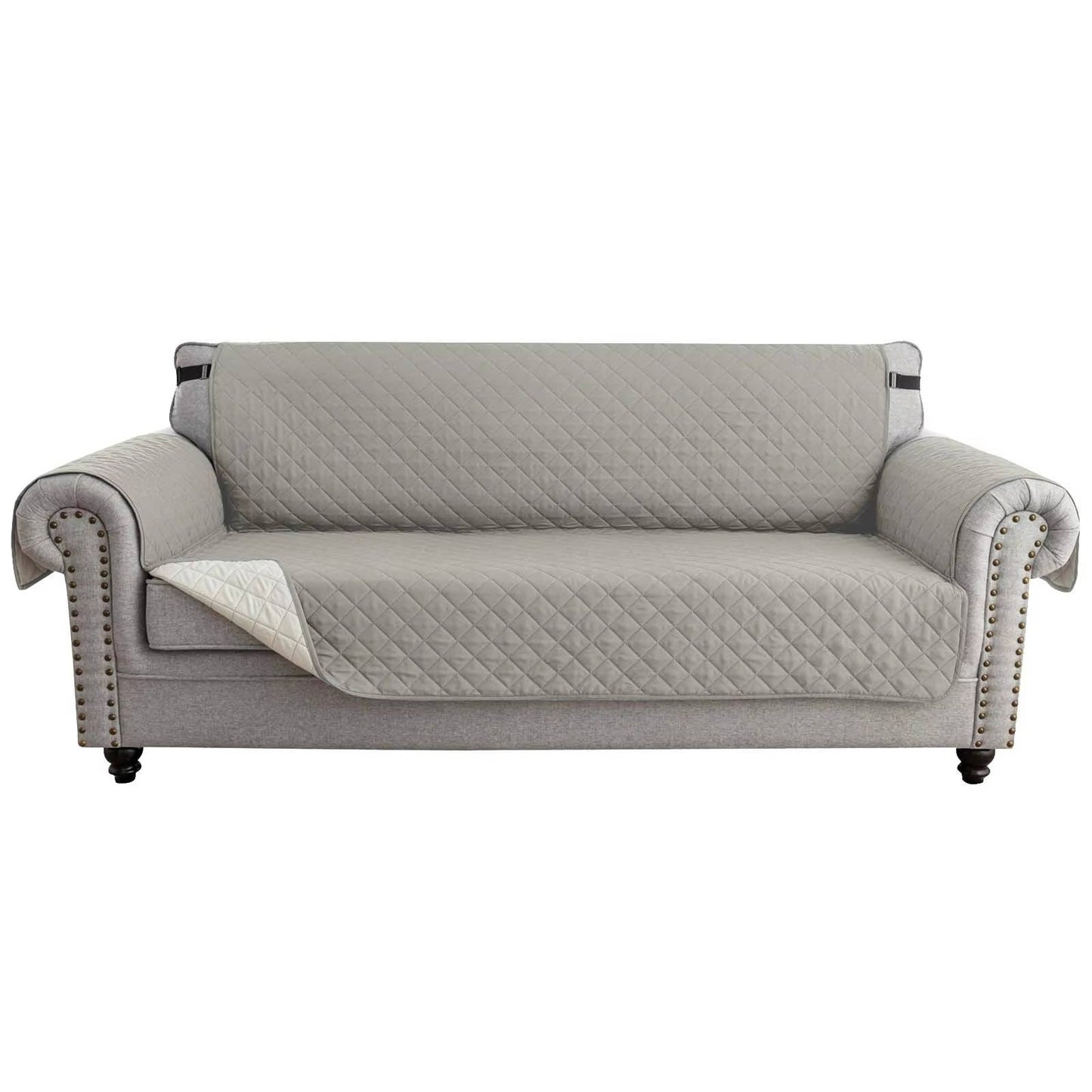 Reversible Water Resistant Sofa Cover for 3 Cushion Couch