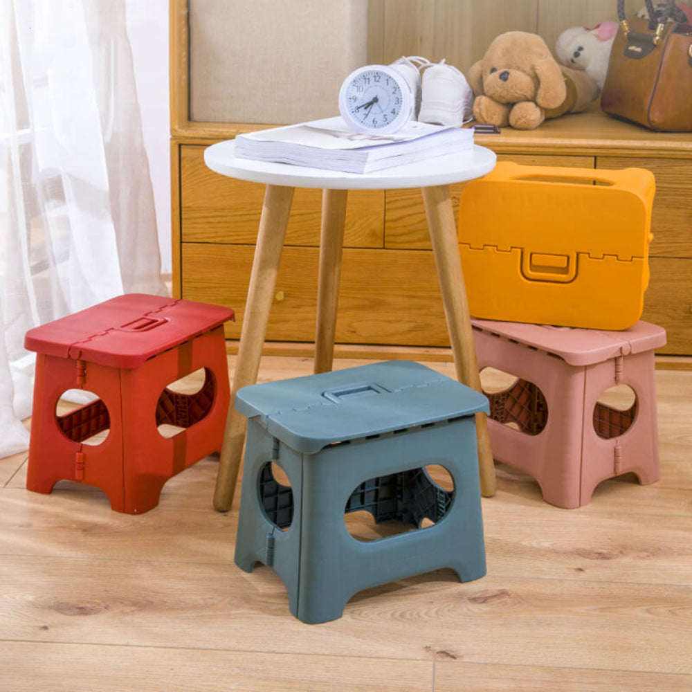 Portable Folding Step Stool with Handle for Home and Travel