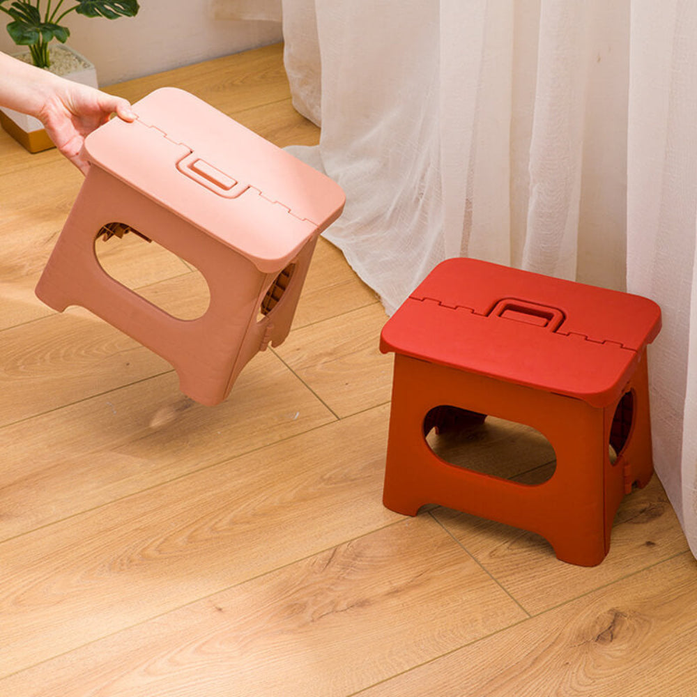 Portable Folding Step Stool with Handle for Home and Travel