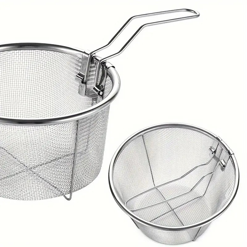 Stainless Steel All-Purpose Mesh Colander with Handle