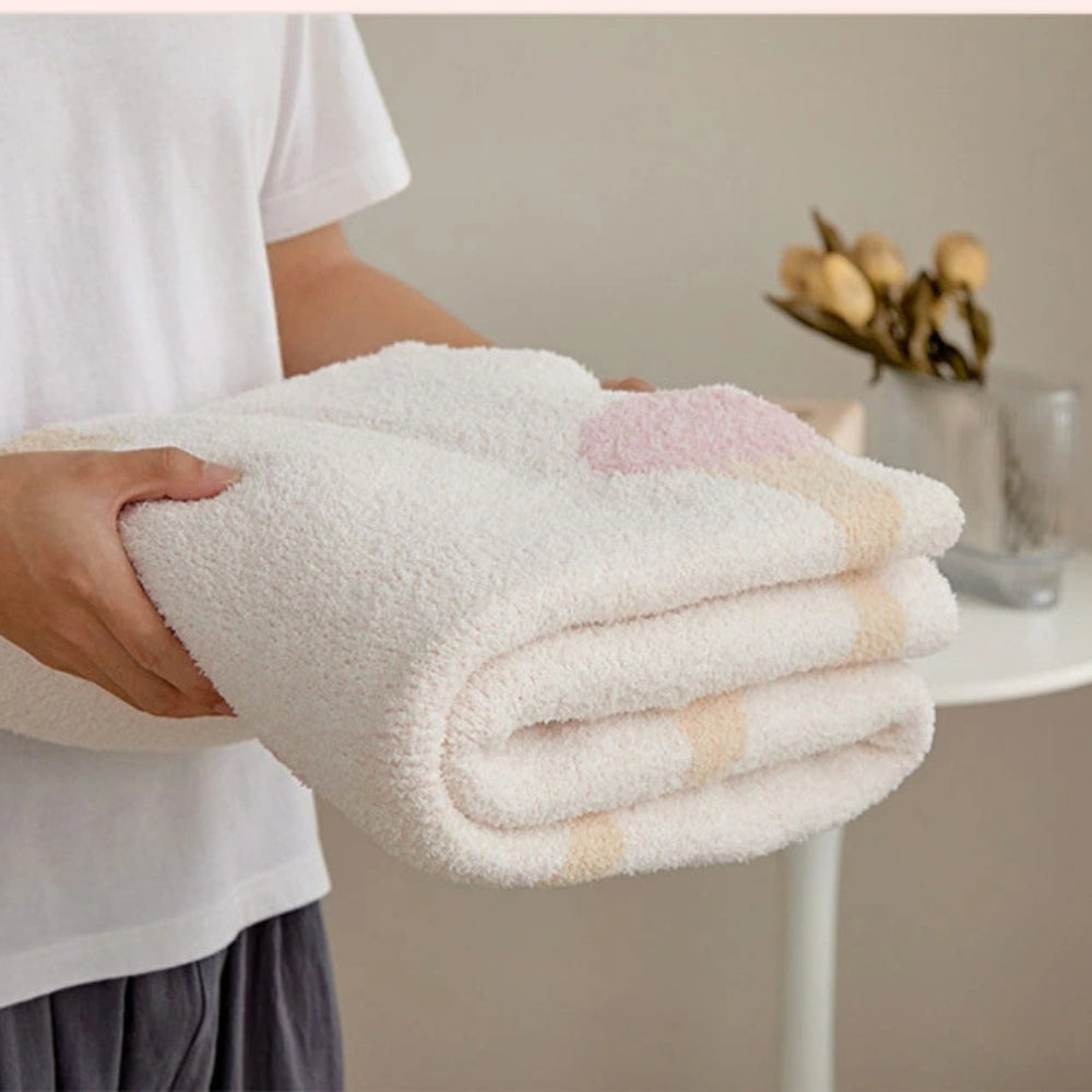 Ice Cream Cone Soft Knit Throw Blanket