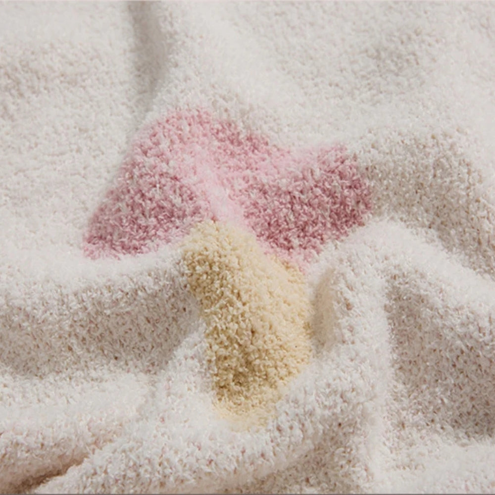 Ice Cream Cone Soft Knit Throw Blanket