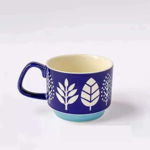 Retro Ceramic Coffee Mugs in Mid-Century Modern Style – 8 Unique Patterns