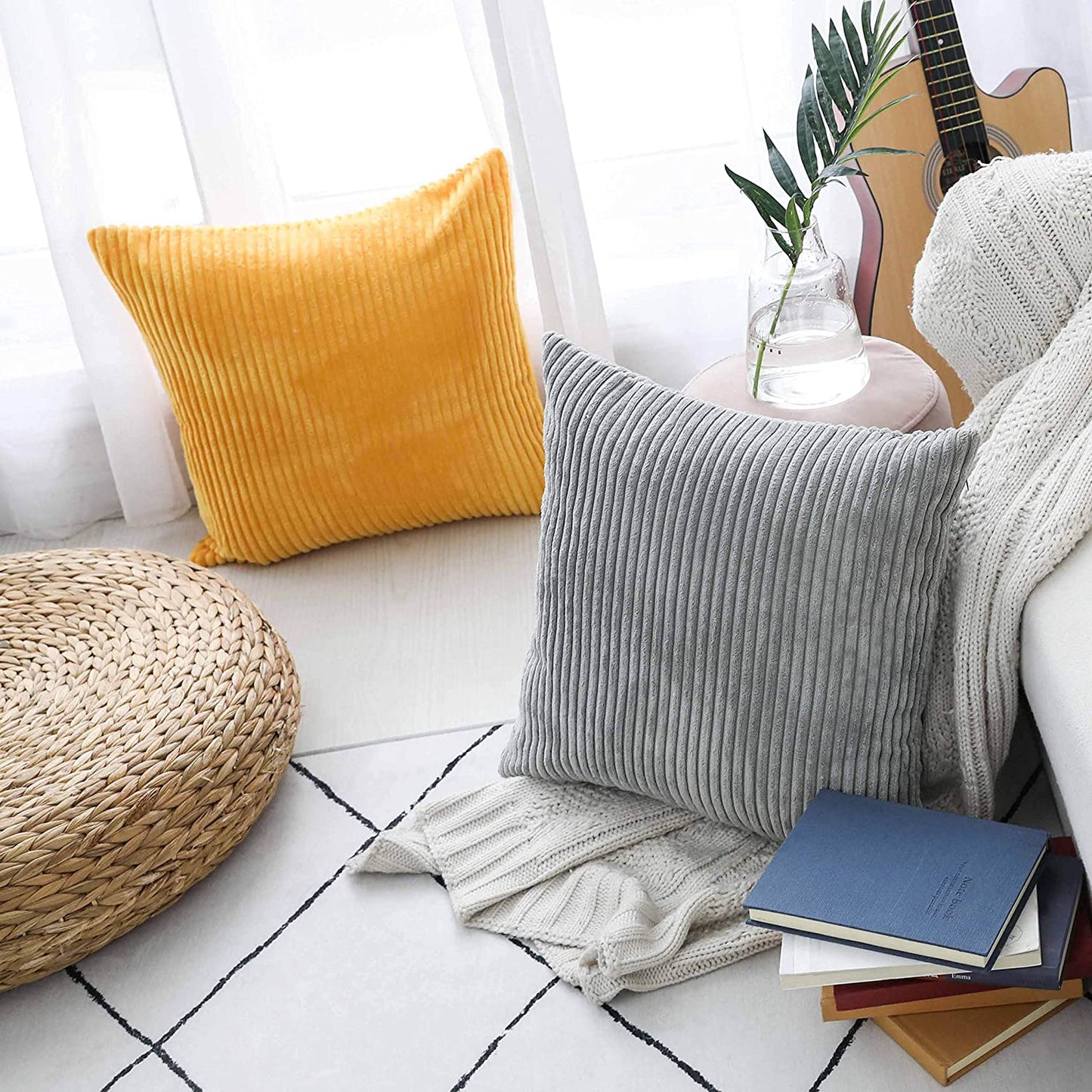 Durable Cord Pillowcase in Bright Colors